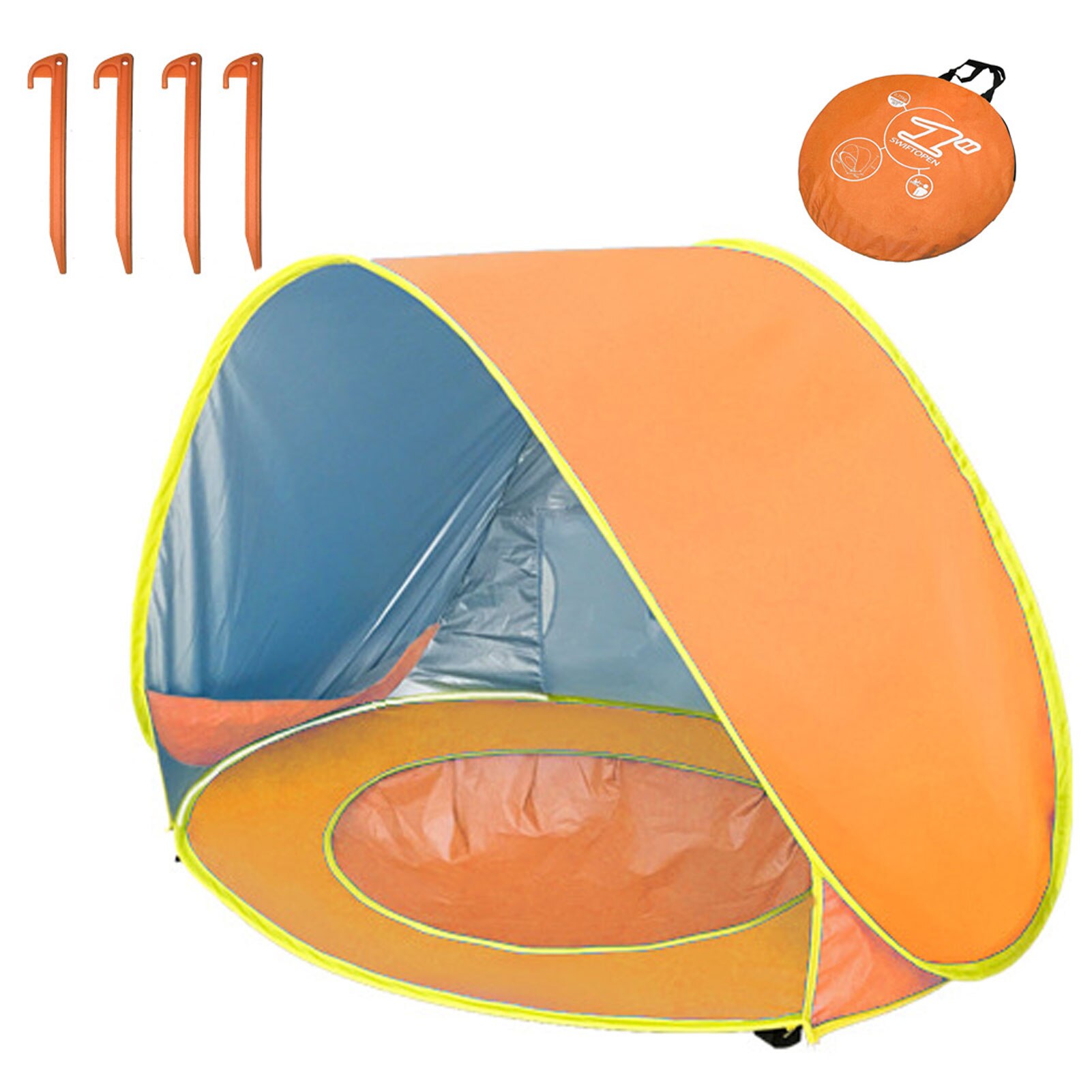 Cheap Goat Tents Waterproof Baby Beach Tent Pop Up Portable Shade Pool UV Protection Sun Shelter for Infant Kid Outdoor Camping Sunshade Beach   